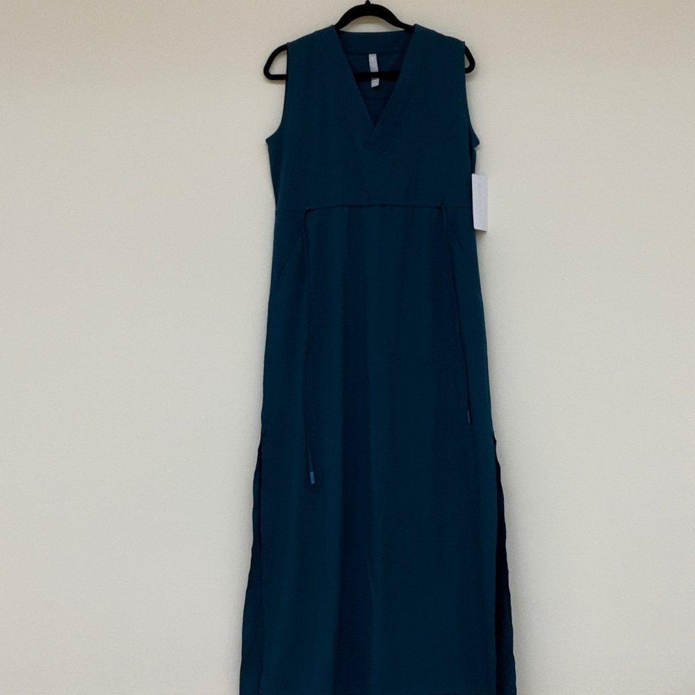 Athleta Teal Maxi Dress